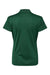 Adidas A431 Womens Basic Short Sleeve Polo Shirt Collegiate Green Flat Back