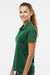 Adidas A431 Womens UV Protection Short Sleeve Polo Shirt Collegiate Green Model Side
