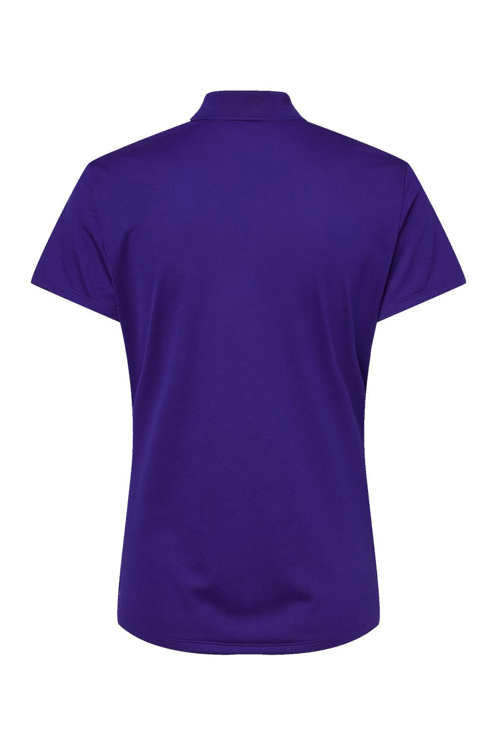 Adidas A431 Womens Basic Short Sleeve Polo Shirt Collegiate Purple Flat Back