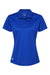 Adidas A431 Womens Basic Short Sleeve Polo Shirt Collegiate Royal Blue Flat Front