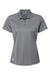 Adidas A431 Womens UV Protection Short Sleeve Polo Shirt Grey Flat Front