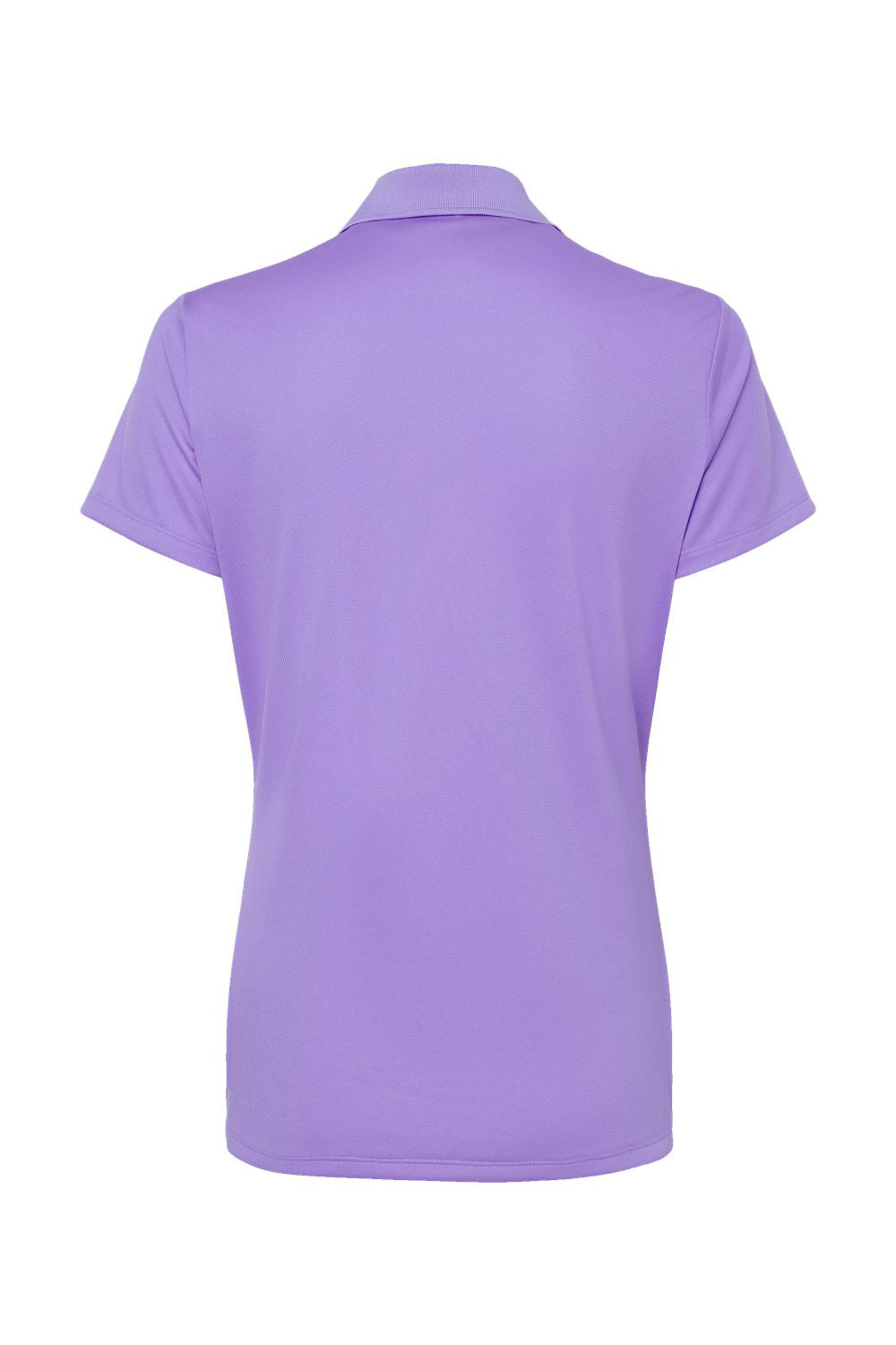 Adidas A431 Womens Basic Short Sleeve Polo Shirt Light Flash Purple Flat Back