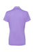 Adidas A431 Womens Basic Short Sleeve Polo Shirt Light Flash Purple Flat Back