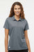 Adidas A431 Womens Basic Short Sleeve Polo Shirt Onix Model Front