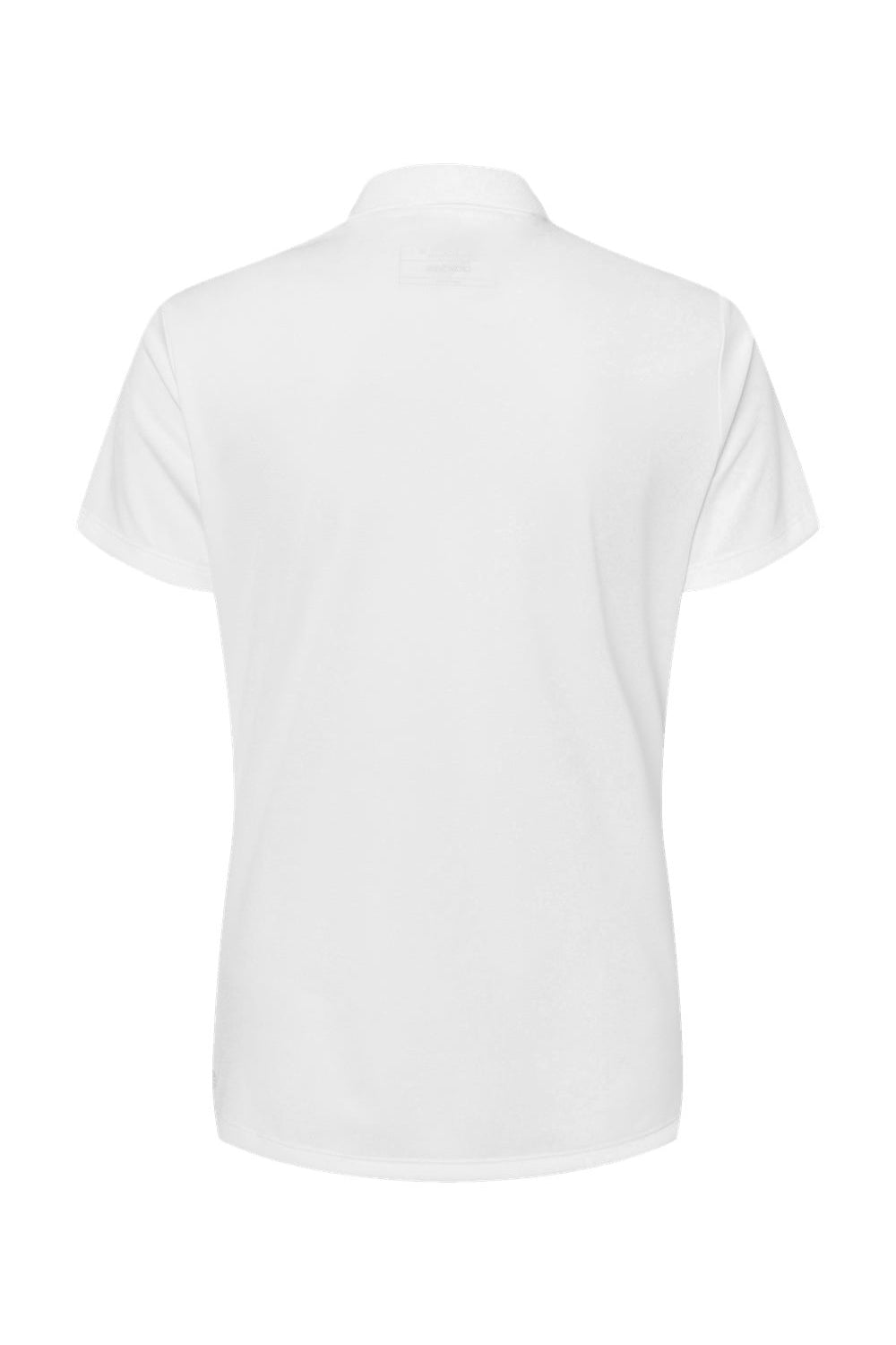 Adidas A431 Womens Basic Short Sleeve Polo Shirt White Flat Back