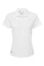 Adidas A431 Womens UV Protection Short Sleeve Polo Shirt White Flat Front