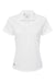 Adidas A431 Womens Basic Short Sleeve Polo Shirt White Flat Front