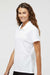 Adidas A431 Womens Basic Short Sleeve Polo Shirt White Model Side