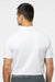 Adidas A580 Mens Micro Pique Short Sleeve Polo Shirt White Model Back