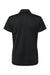 Adidas A581 Womens Micro Pique Short Sleeve Polo Shirt Black Flat Back