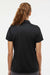 Adidas A581 Womens Micro Pique Short Sleeve Polo Shirt Black Model Back