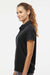 Adidas A581 Womens Micro Pique Short Sleeve Polo Shirt Black Model Side