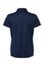 Adidas A581 Womens Micro Pique Short Sleeve Polo Shirt Collegiate Navy Blue Flat Back