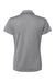 Adidas A581 Womens Micro Pique Short Sleeve Polo Shirt Grey Flat Back