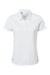 Adidas A581 Womens Micro Pique Short Sleeve Polo Shirt White Flat Front