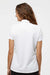 Adidas A581 Womens Micro Pique Short Sleeve Polo Shirt White Model Back
