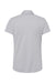 Adidas A583 Womens Heathered Short Sleeve Polo Shirt Grey Melange Flat Back