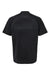 Adidas A584 Mens Sport Collar Short Sleeve Polo Shirt Black Flat Back