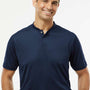 Adidas Mens Sport Collar Short Sleeve Polo Shirt - Collegiate Navy Blue - Closeout