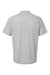 Adidas A584 Mens Sport Collar Short Sleeve Polo Shirt Grey Flat Back