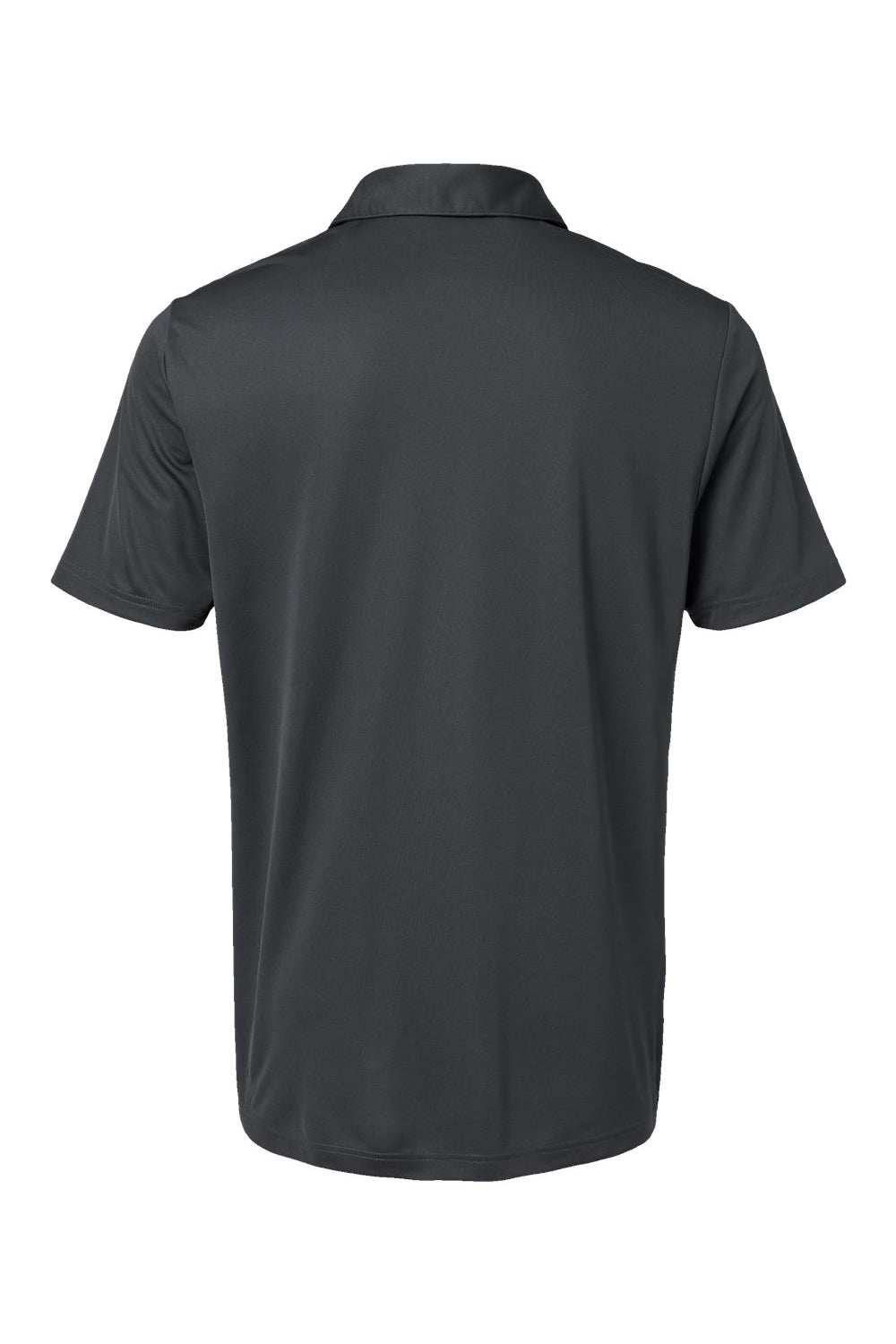 Adidas A585 Mens Camo Chest Print Short Sleeve Polo Shirt Dark Grey Flat Back