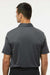 Adidas A585 Mens Camo Chest Print Short Sleeve Polo Shirt Dark Grey Model Back