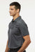 Adidas A585 Mens Camo Chest Print Short Sleeve Polo Shirt Dark Grey Model Side