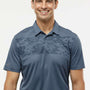 Adidas Mens Camo Chest Print Short Sleeve Polo Shirt - Tech Ink - NEW
