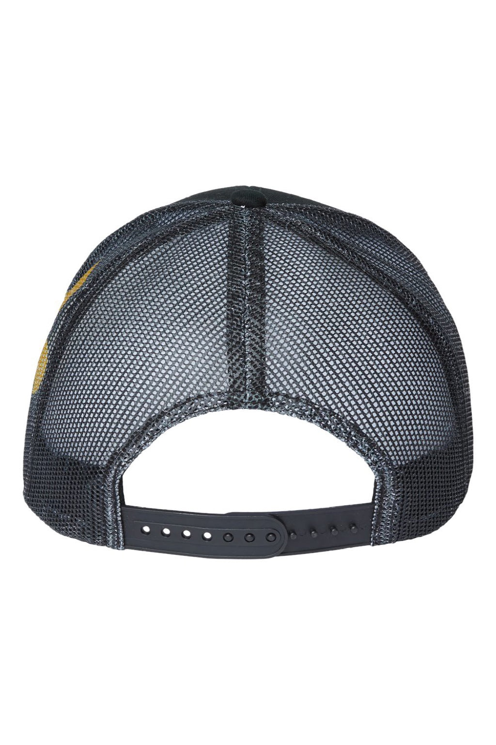 Kati Hats S700M Mens Printed Mesh Snapback Trucker Hat Black/Black Flat Back