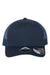 Atlantis Hats BRYCE Mens Sustainable Snapback Trucker Hat Navy Blue/Navy Blue Flat Front