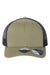Atlantis Hats BRYCE Mens Sustainable Snapback Trucker Hat Olive Green/Black Flat Front
