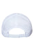 Atlantis Headwear BRYCE Mens Sustainable Snapback Trucker Hat White/White Flat Back