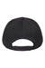 Atlantis Headwear JOSHUA Mens Sustainable Adjustable Hat Black Flat Back