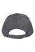 Atlantis Headwear JOSHUA Mens Sustainable Adjustable Hat Dark Grey Flat Back