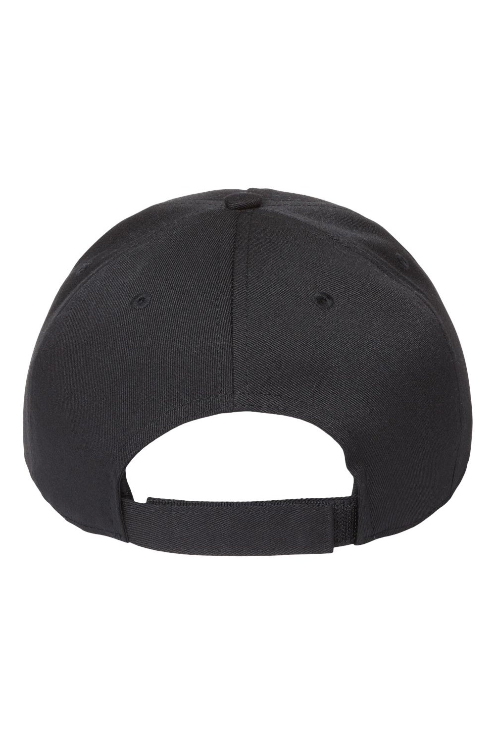 Atlantis Headwear FIJI Mens Sustainable Adjustable Hat Black Flat Back