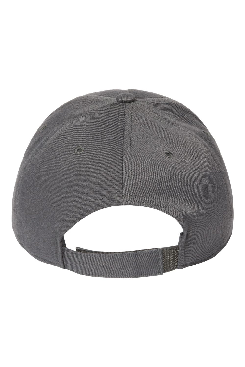 Atlantis Headwear FIJI Mens Sustainable Adjustable Hat Dark Grey Flat Back