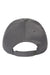 Atlantis Headwear FIJI Mens Sustainable Adjustable Hat Dark Grey Flat Back
