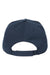 Atlantis Headwear FIJI Mens Sustainable Adjustable Hat Navy Blue Flat Back