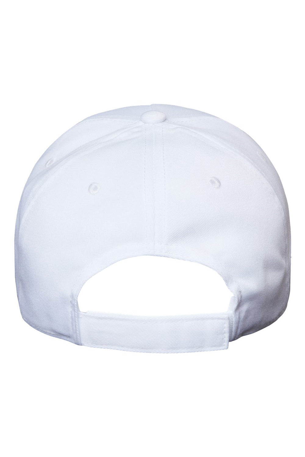 Atlantis Headwear FIJI Mens Sustainable Adjustable Hat White Flat Back