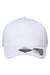 Atlantis Headwear FIJI Mens Sustainable Adjustable Hat White Flat Front