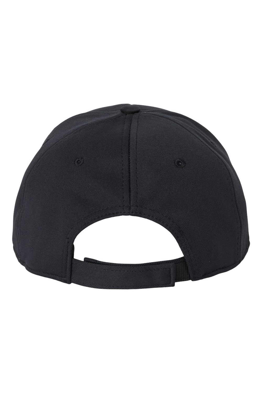 Atlantis Headwear SKYE Mens Sustainable Honeycomb Adjustable Hat Black Flat Back