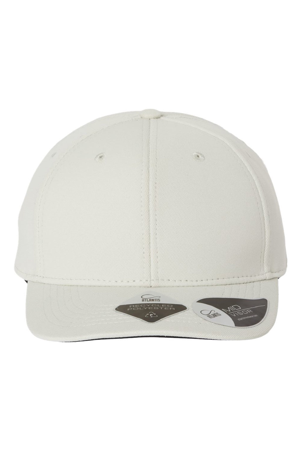 Atlantis Hats SKYE Mens Sustainable Honeycomb Adjustable Hat Coconut Milk Flat Front