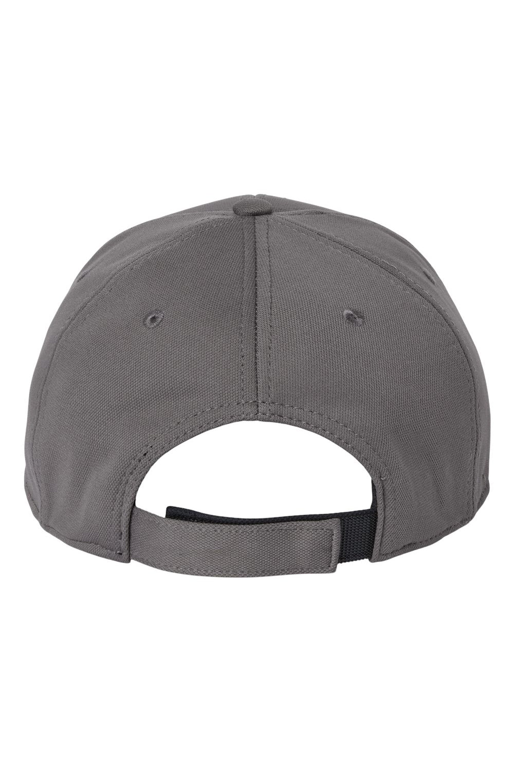 Atlantis Headwear SKYE Mens Sustainable Honeycomb Adjustable Hat Dark Grey Flat Back