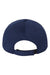 Atlantis Headwear SKYE Mens Sustainable Honeycomb Adjustable Hat Navy Blue Flat Back