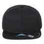 Atlantis Headwear Mens Sustainable Flat Bill Snapback Hat - Black - NEW