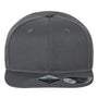 Atlantis Headwear Mens Sustainable Flat Bill Snapback Hat - Dark Grey - NEW