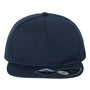 Atlantis Headwear Mens Sustainable Flat Bill Snapback Hat - Navy Blue - NEW