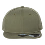 Atlantis Hats Mens Sustainable Flat Bill Snapback Hat - Olive Green - Closeout