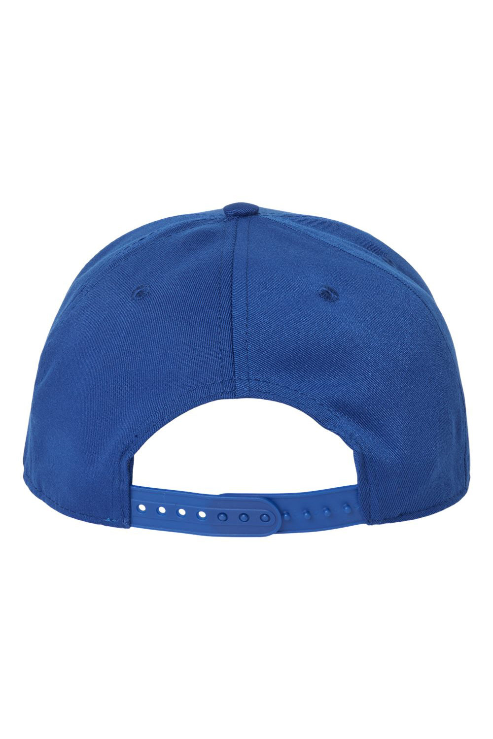 Atlantis Headwear JAMES Mens Sustainable Flat Bill Snapback Hat Royal Blue Flat Back