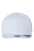 Atlantis Hats JAMES Mens Sustainable Flat Bill Snapback Hat White Flat Front